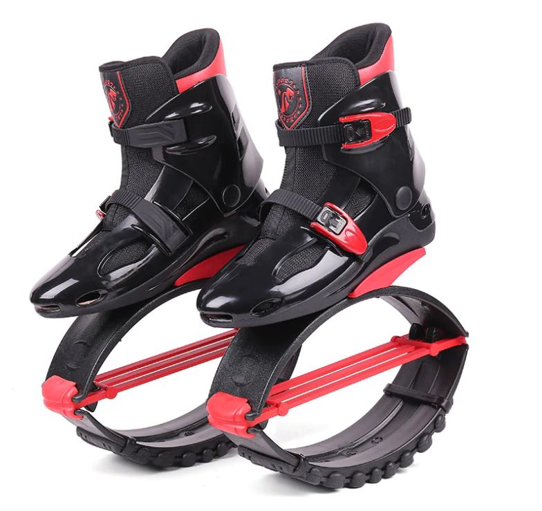 Kangaroo Jump Boots-Shoes Workout Jumpers Gen I Series Red Black